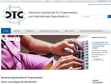 Tablet Screenshot of dtg.org